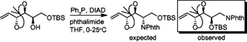 Image for An unexpected migration of O-silyl group under Mitsunobu reaction conditions