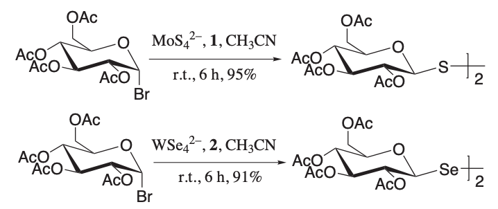 Image for Chemistry of tetrathiomolybdate and tetraselenotungstate: Applications in carbohydrate and peptide chemistry